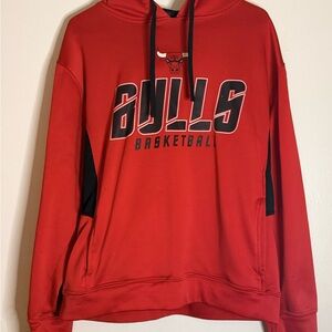 NBA Bulls Red Men's Sweater